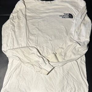 The North Face Classic White Long Sleeve Tee
